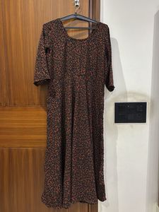 Leopard Print Midi Dress