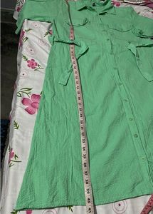 women’s Light Green Shirt Dress