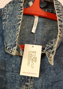 4xl Stylish Denim Shirt For Women