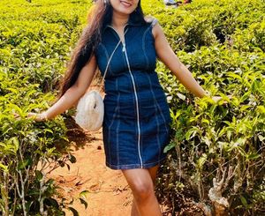Denim Zip-Up Mini Dress