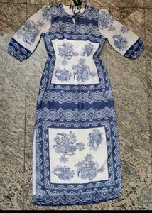 🎐Boho Blue &amp; White Outfit