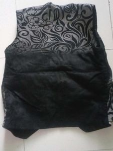 Black velvet jacket for kids