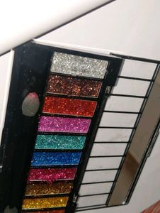 RITZ BEAUTY 10 Color Glitter Eyeshadow Palette