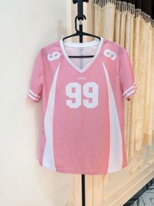 Savana Cute Pink "99" Jersey T-Shirt