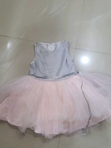 Girls Pink Tulle Dress