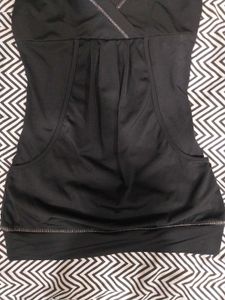 Chic Y2k Black V-Neck Top