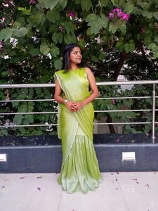 Designer Green Mermaid Lehenga Set