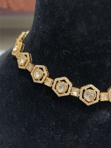 Brand new Hexagonal Diamond Necklace &amp; Earrings Se