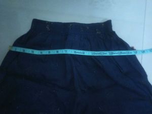 Kids Boy's Navy Blue Cotton Capri