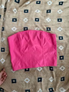 Vibrant Pink Corset Top