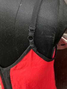 Guess red and black dress