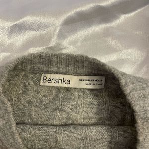 Bershka Cable Knit Sweatshirt