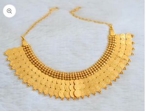 Exquisite Gold Coin Necklace Set