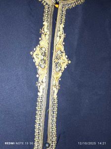 Elegant Navy Blue Sherwani Jacket