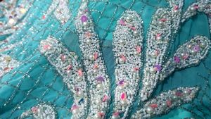 Beautiful full moti  heavy handwork ,lehenga