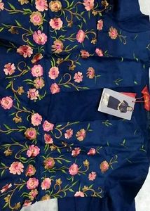 Alena Navy Blue Kurta With Jacket