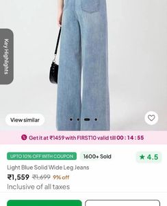 Newme Asia high waist jeans not worn