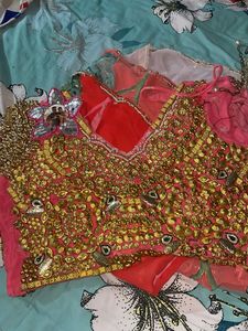 designer Saree ready Blouse golden Work