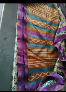 Paisley Print Saree with Blouse