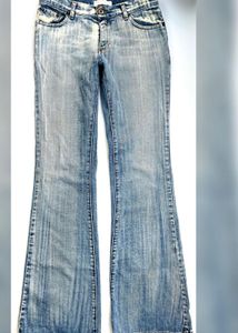 low waist Denim Jeans 2000s hannah montana style