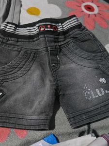Buy 1get 1free Boys T-shirt &amp; Denim Shorts Set