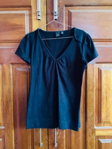 Classic Black V-Neck T-Shirt