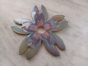 resin 5 glass and wine holder. caddy