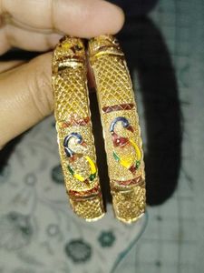 Golden Bangles (Set of 2)