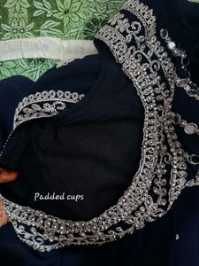 Embroidered Kurta with Mirror Work