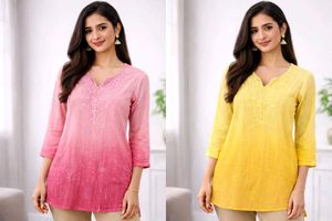 Combo Chikankari Ombre Tunics