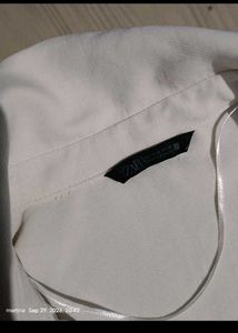 Chic White Button-Down Mini Dress