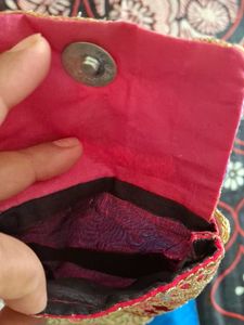 Embroidered Sling Bag