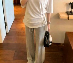 knotted pullover tshirt