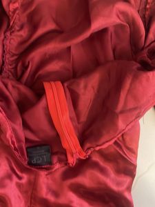 cherry red satin ruched mini dress