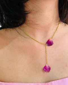 Unique Rose Petal Necklace