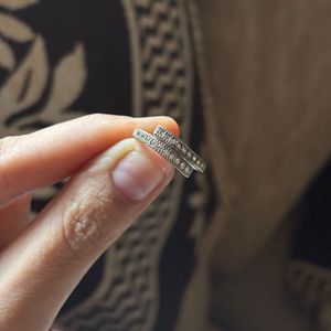 Sparkling 925 Silver Wrap Ring