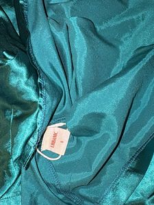 Emerald Green Satin Cami Dress