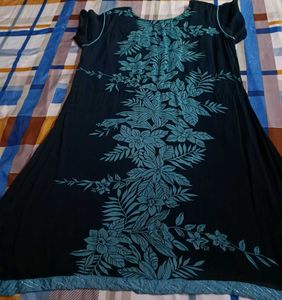 Beautiful Floral embroidery Print Kurta