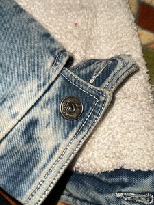 Denim Jacket Blue Colour Inside White