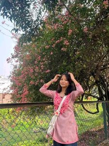 Embroidered Pink Kurti