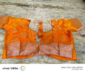 Vibrant Yellow Banarasi Silk Saree