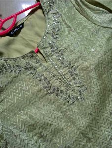 Embroidered Kurta Top