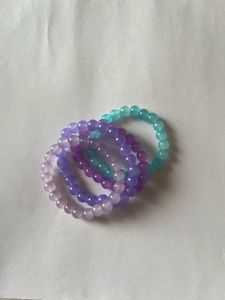 Glass Beaded Bracelets Set