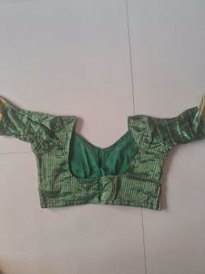 Elegant Green Silk Blouse