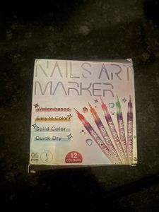 Nail Art Marker Set - 12 Colors