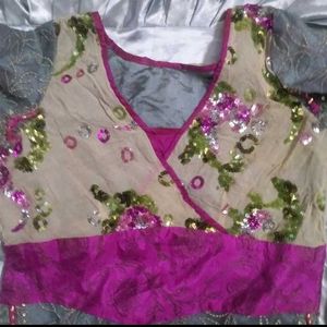 Ethnic Short Kurta With Sequence Work