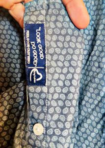 Being Human Men Causal Shirt Grey Silk