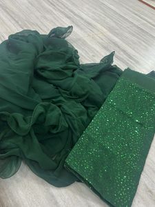 Green Saree