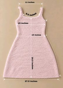 PASTEL PINK FUZZY TEXTURED SPAGHETTI STRAP MINI
