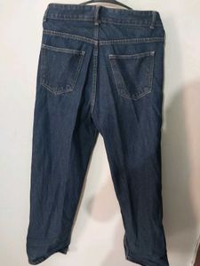 Classic Dark Wash Denim Jeans